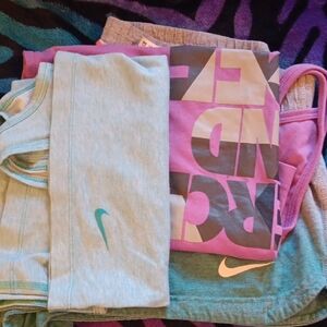 Nike Blue and Pink Activewear Set